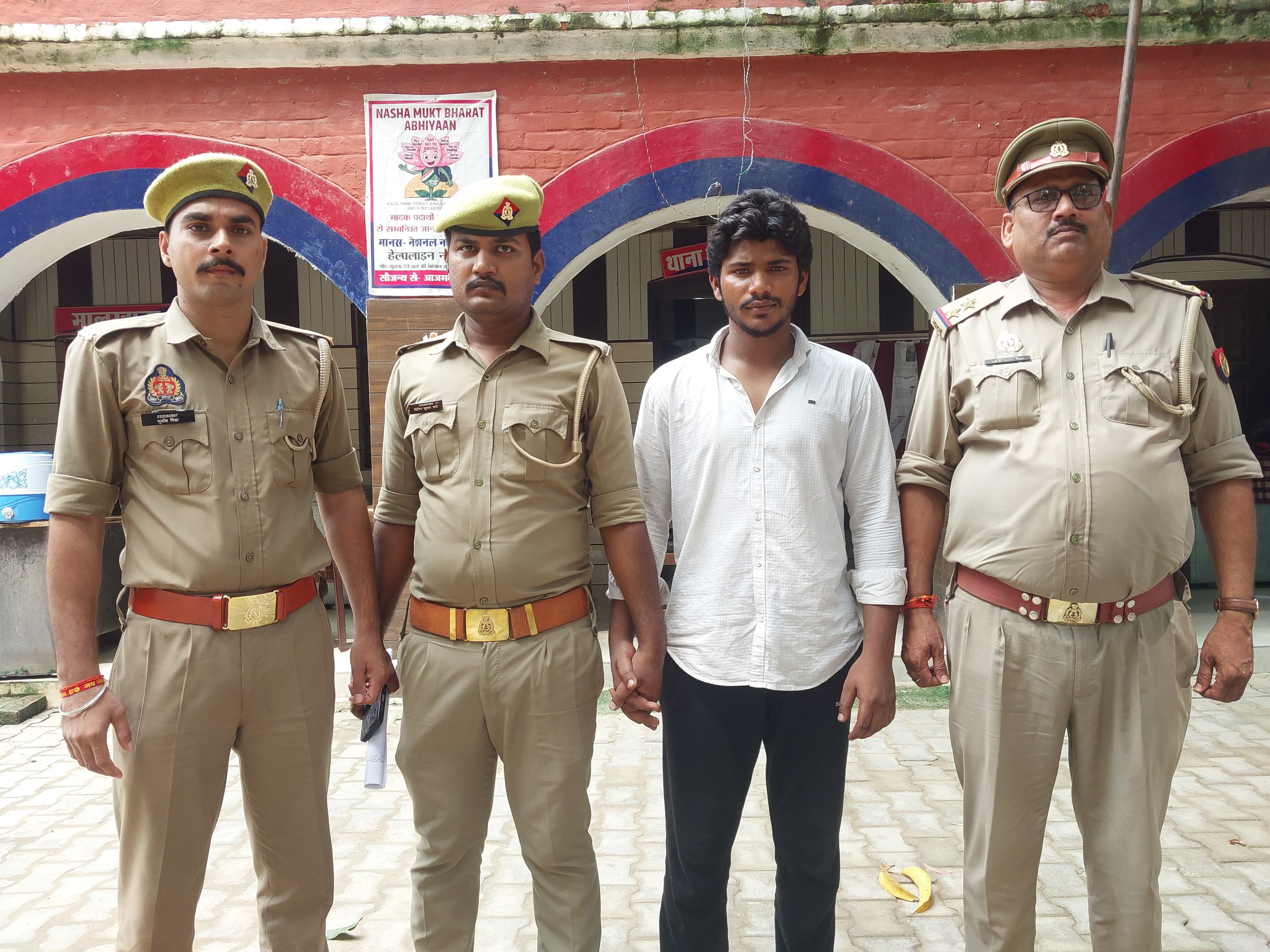 See: Accused of chain snatching and firing on police arrested under Gangster Act